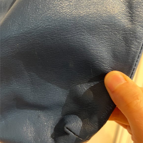 Deep Blue Foley + Corrina cross body metal strap bag - Picture 5 of 6